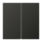 JUNG - Tastensatz 1fach, F40, Serie LS, anthrazit (lackiertes Aluminium)