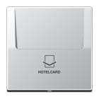 JUNG - Hotelcard-Schalter (ohne Taster-Einsatz), Hotelcard, Serie LS, Aluminium