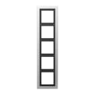 JUNG - Rahmen 5fach, LS-DESIGN, Aluminium (lackiert)