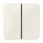 JUNG - Tastensatz 1fach, F40, Serie CD, weiss