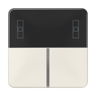 JUNG - Tastensatz 3fach, F40 Raumcontroller, Serie CD, weiss