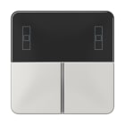 JUNG - Tastensatz 3fach, F40 Raumcontroller, Serie CD, lichtgrau