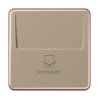 JUNG - Hotelcard-Schalter (ohne Taster-Einsatz), Serie CD, gold-bronze