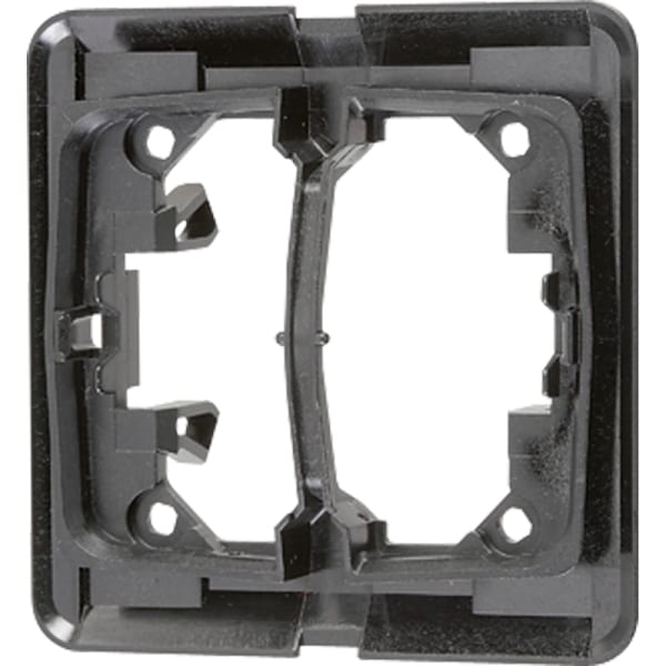 JUNG - Halteplatte 2fach, Serie CD/LS, schwarz