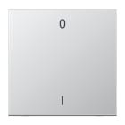 JUNG - EnOcean Funk-Wandsender 2-kanalig, Symbole 0 I, Serie LS, Aluminium