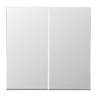 JUNG - EnOcean Funk-Wandsender 4-kanalig, Serie LS, Aluminium