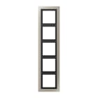 JUNG - Rahmen 5fach, LS-DESIGN, Edelstahl (lackiert)