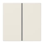 JUNG - Tastensatz 2fach, F40, Serie LS, weiss