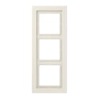 JUNG - Rahmen 3fach, senkrechte und waagerechte Montage, Duroplast, LS-DESIGN, weiss