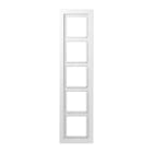 JUNG - Rahmen 5fach, Duroplast, LS-DESIGN, alpinweiss