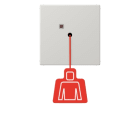 JUNG - Notrufsystem Zugtaster, Serie LS, lichtgrau