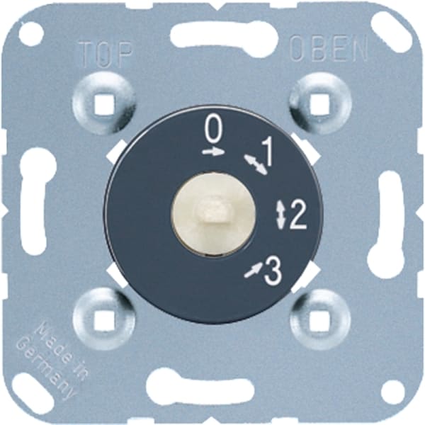 JUNG - Drehschalter, 3-Stufen-Schalter m. AUS-Stellung 16 AX 250 V ~ 250V ~, anthrazit