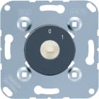 JUNG - Drehschalter, 20 AX 250V ~, Ausschalter 2-pol. 20AX 250V ~, o.Krallen, anthrazit