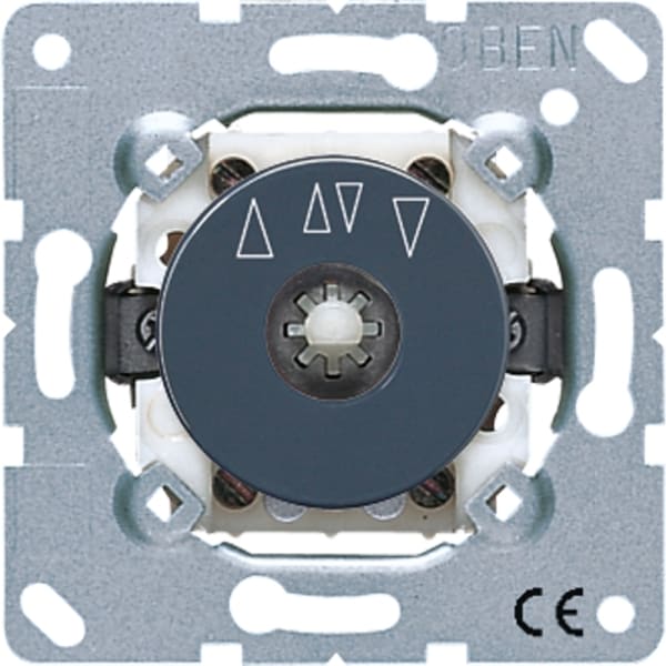 JUNG - Jalousie-Drehschalter Wendeschalter/-taster 1-pol., 10A 250V ~, anthrazit, UP