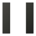 JUNG - Tastensatz 1fach, F50, Serie LS, anthrazit (lackiertes Aluminium)
