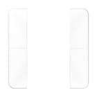 JUNG - Tastensatz 2fach, F50, Serie CD, alpinweiss