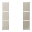 JUNG - Tastensatz 3fach, F50, Serie LS, Edelstahl