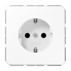 JUNG - SCHUKO Steckdose, 16A 250V ~, SAFETY+, Thermoplast, Serie CD, alpinweiss