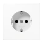 JUNG - SCHUKO Steckdose, 16 A 250V ~, Duroplast, Serie LS, alpinweiss