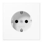 JUNG - SCHUKO Steckdose, 16A 250V ~, SAFETY+, Duroplast, Serie LS, alpinweiss