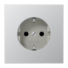 JUNG - SCHUKO Steckdose, 16A 250V ~, SAFETY+, Serie LS, Aluminium