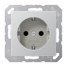 JUNG - SCHUKO Steckdose, 16 A 250V ~, Serie A, aluminium