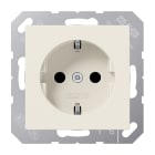 JUNG - SCHUKO Steckdose, 16 A 250V ~, Duroplast, Serie AS, weiss