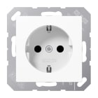 JUNG - SCHUKO Steckdose, 16 A 250V ~, Thermoplast, Serie AS/A, alpinweiss