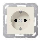 JUNG - SCHUKO Steckdose, 16 A 250V ~, Thermoplast, Serie AS, weiss