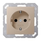 JUNG - SCHUKO Steckdose, 16 A 250V ~, Serie A, champagner