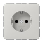 JUNG - SCHUKO Steckdose, 16A 250V ~, SAFETY+, Thermoplast, Serie CD, lichtgrau