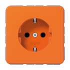 JUNG - SCHUKO Steckdose, 16A 250V ~, SAFETY+, Thermoplast, Serie CD, orange (für ZSV)