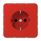 JUNG - SCHUKO Steckdose, 16A 250V ~, SAFETY+, Thermoplast, Serie CD, rot