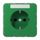JUNG - SCHUKO Steckdose, 16A 250V ~, Serie CD, grün (für SV)