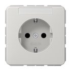 JUNG - SCHUKO Steckdose, 16 A 250V ~, mit Schriftfeld, Thermoplast, Serie CD, lichtgrau