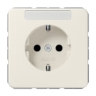 JUNG - SCHUKO Steckdose, 16 A 250V ~, mit Schriftfeld, Duroplast, Serie CD, weiss