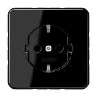 JUNG - SCHUKO Steckdose, 16 A 250V ~, Duroplast, Serie CD, schwarz