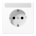 JUNG - SCHUKO Steckdose, 16A 250V ~, mit Schriftfeld, SAFETY+, Duroplast, Serie LS,