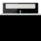 JUNG - SCHUKO Steckdose, 16 A 250V ~, mit Schriftfeld, Duroplast, Serie LS, schwarz