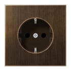 JUNG - SCHUKO Steckdose, 16A 250V ~, SAFETY+, Messing, Serie LS, Messing antik