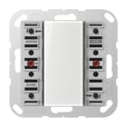 JUNG - Tastsensor-Modul 24 V AC/DC, 20 mA 4-kanalig, 8 Schaltpunkte, Serie AS/A