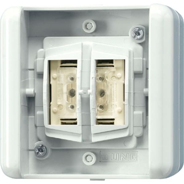 JUNG - KNX Taster BA – Mittenstellung – 2fach, WG 800