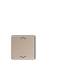 JUNG - Taste 4fach, 2+3, mit Pfeilsymbolen, F40, Serie A, champagner
