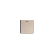 JUNG - Taste 4fach, 1+4, mit Pfeilsymbolen, F40, Serie A, champagner