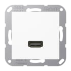 JUNG - Multimedia-Anschlusssystem HDMI, Serie AS/A, alpinweiss