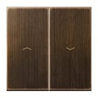 JUNG - Wippe 2fach, mit Pfeilsymbolen, Messing, Serie LS, Messing antik