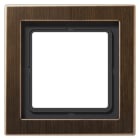 JUNG - Rahmen 1fach, Messing, LS-DESIGN, Messing antik