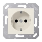 JUNG - SCHUKO Steckdose, 16 A 250V ~, Thermoplast, 50 x 50 mm, weiss