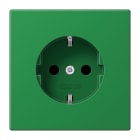 JUNG - SCHUKO Steckdose, 16 A 250V ~, Thermoplast, Serie LS, grün (für SV)