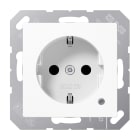 JUNG - SCHUKO Steckdose, 16A 250V ~, Funktionsanzeige Thermoplast, Serie AS/A